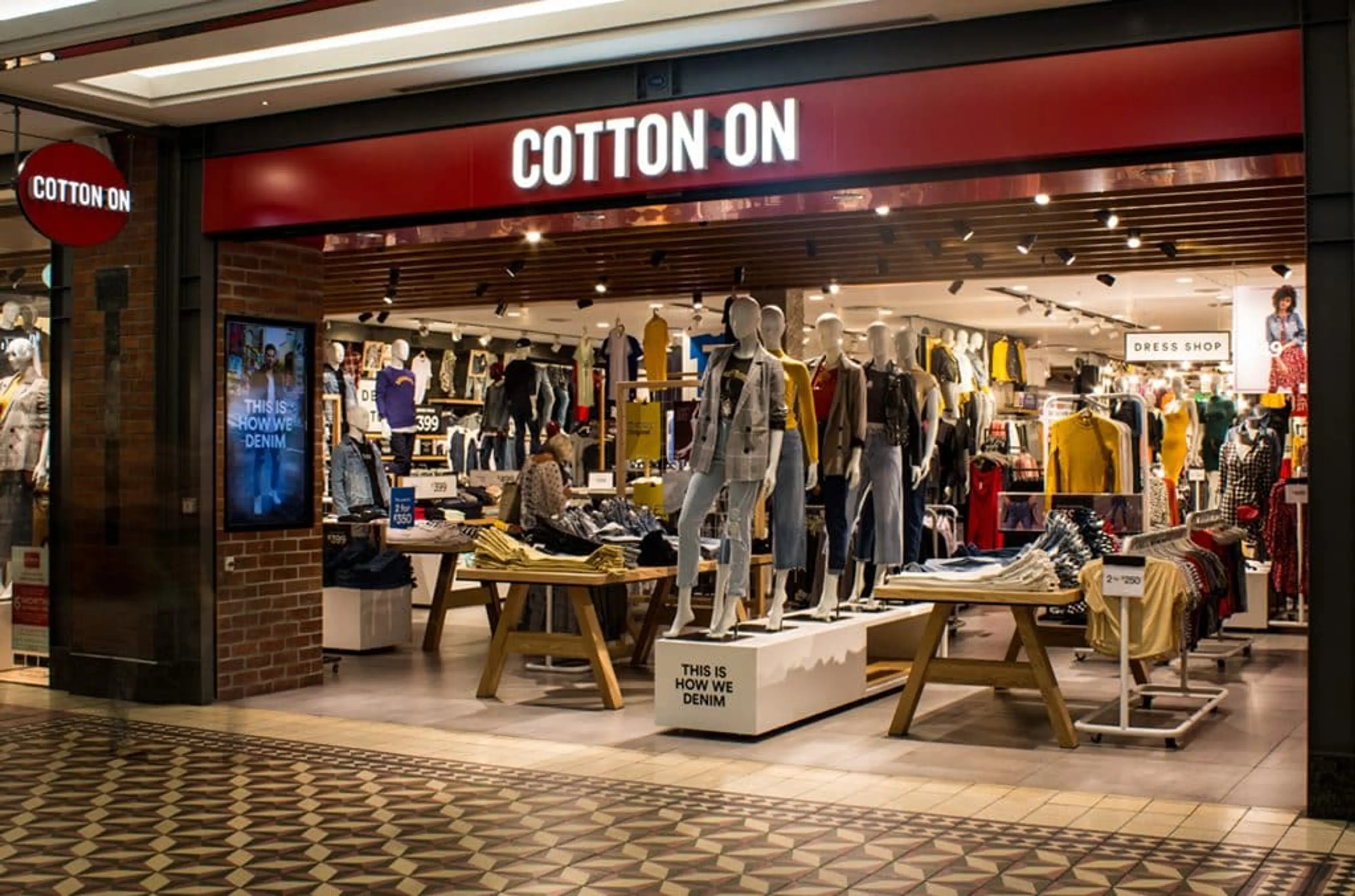 Cotton On - Genuine Reclaimed Barnstock Bricks - Dubai - Australia - Philippines