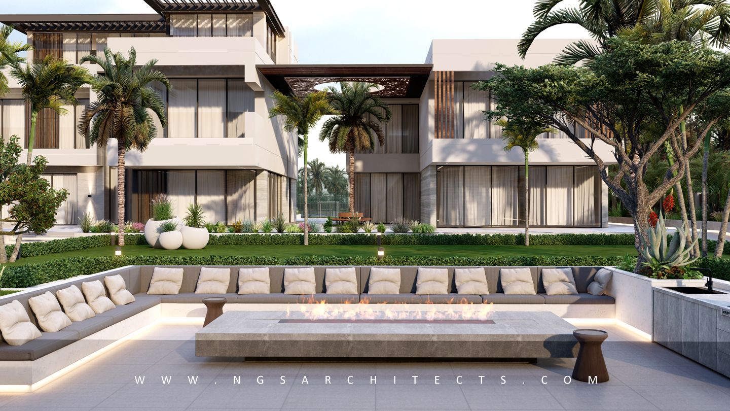 Beach Front Property - Private Client - Landscape Design - Sharjah - UAE