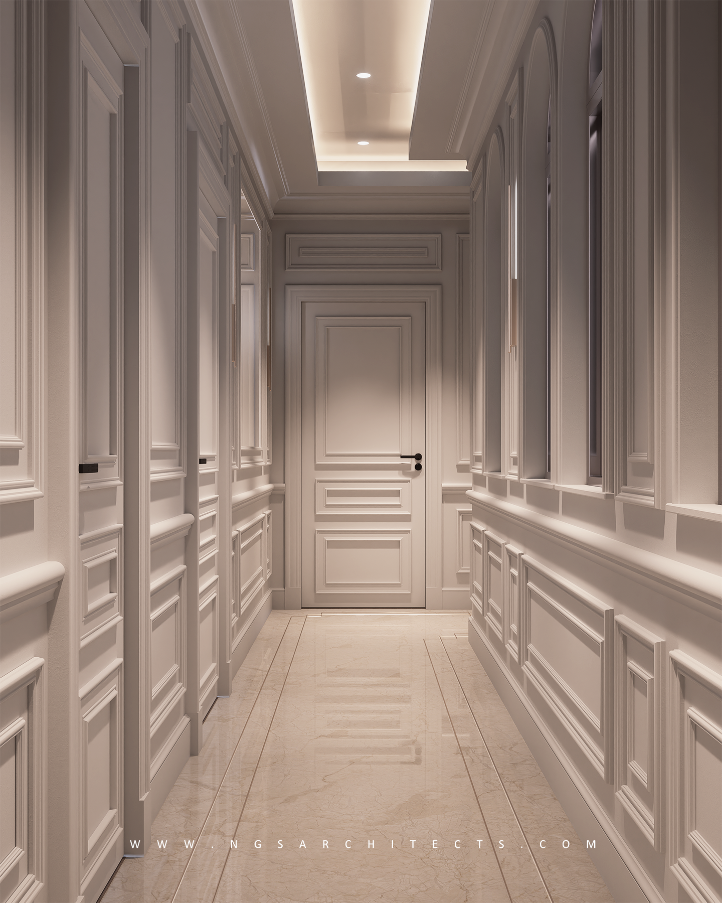 The Villa Community - CC4 - Design and Build - Interior Design - Entrance Lobby - Corridor