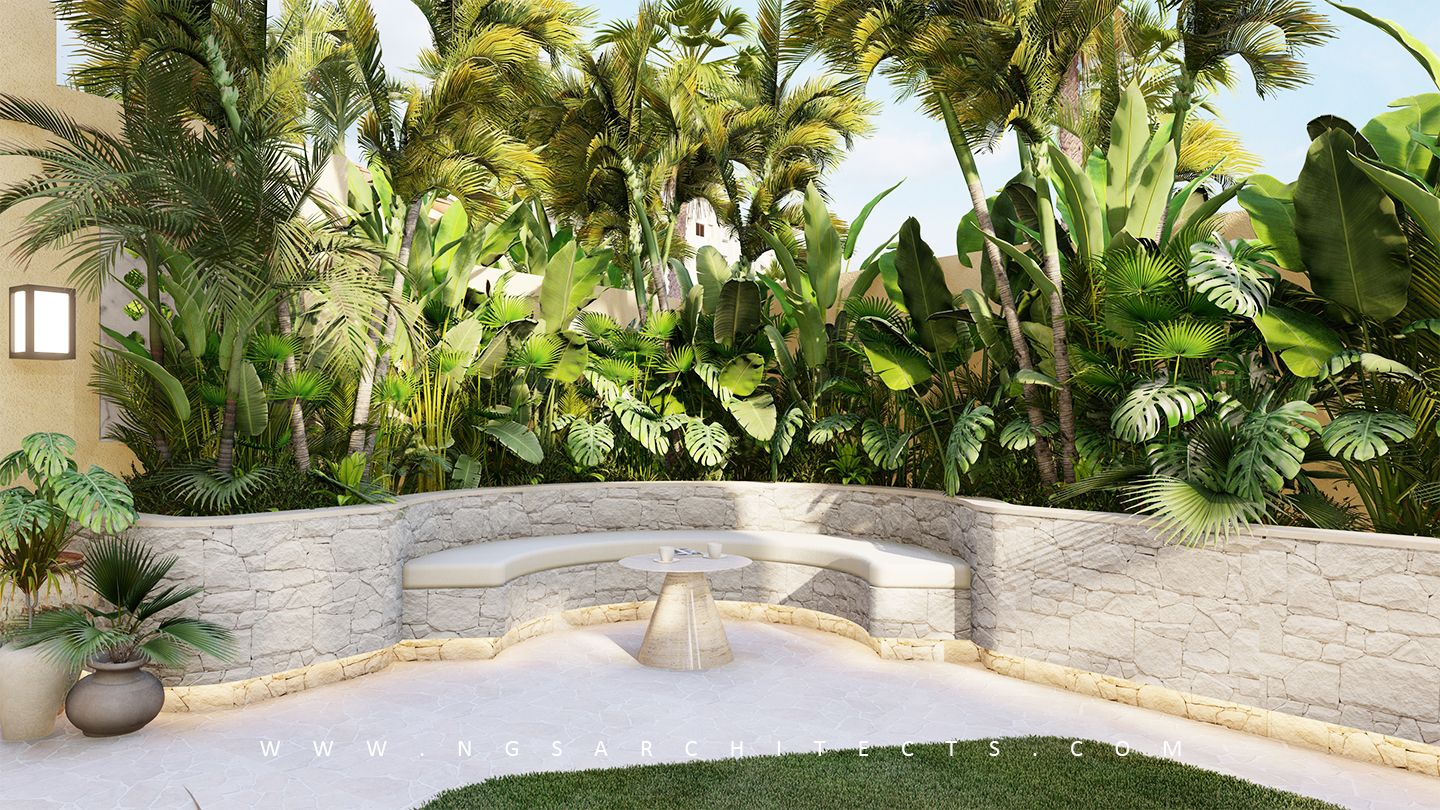 Sur La Mer - Guatemalan Inspired Landscape Design and Build - Dubai - UAE