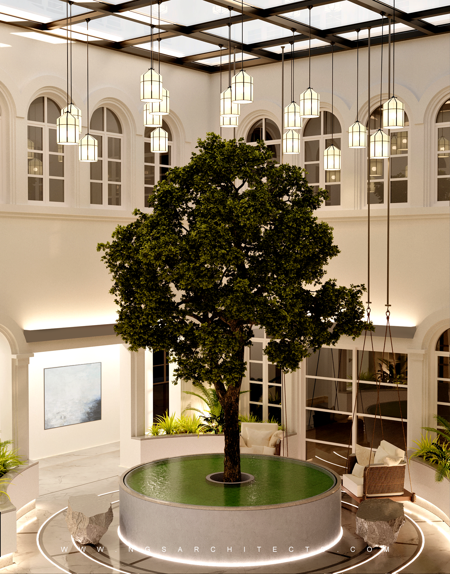 The Villa Community - Hacienda - Camino - Dubai - UAE (Courtyard)