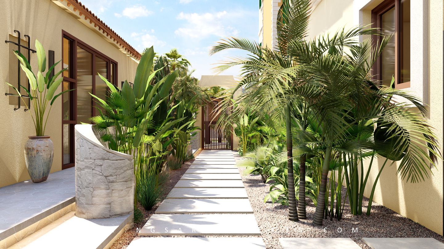 Sur La Mer - Guatemalan Inspired Landscape Design and Build - Dubai - UAE