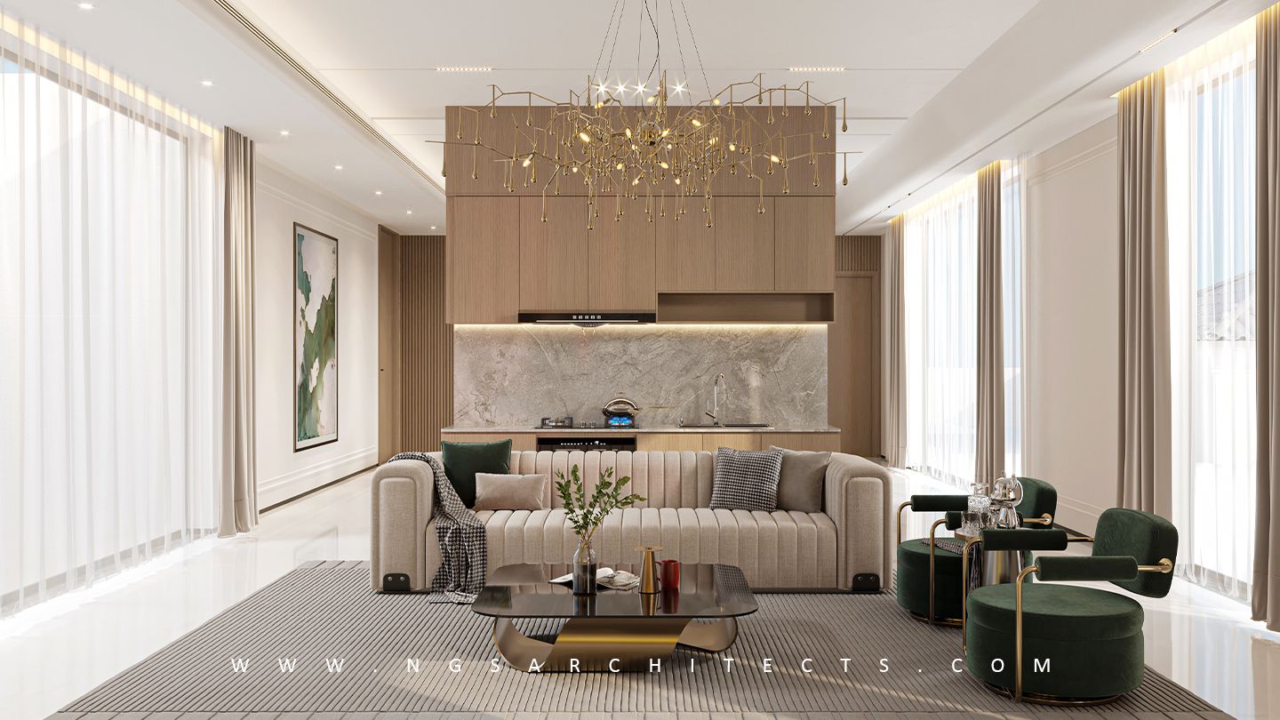 Al Khawaneej Villa - Roof Master Bedroom - Office - Interior Design - Dubai - UAE