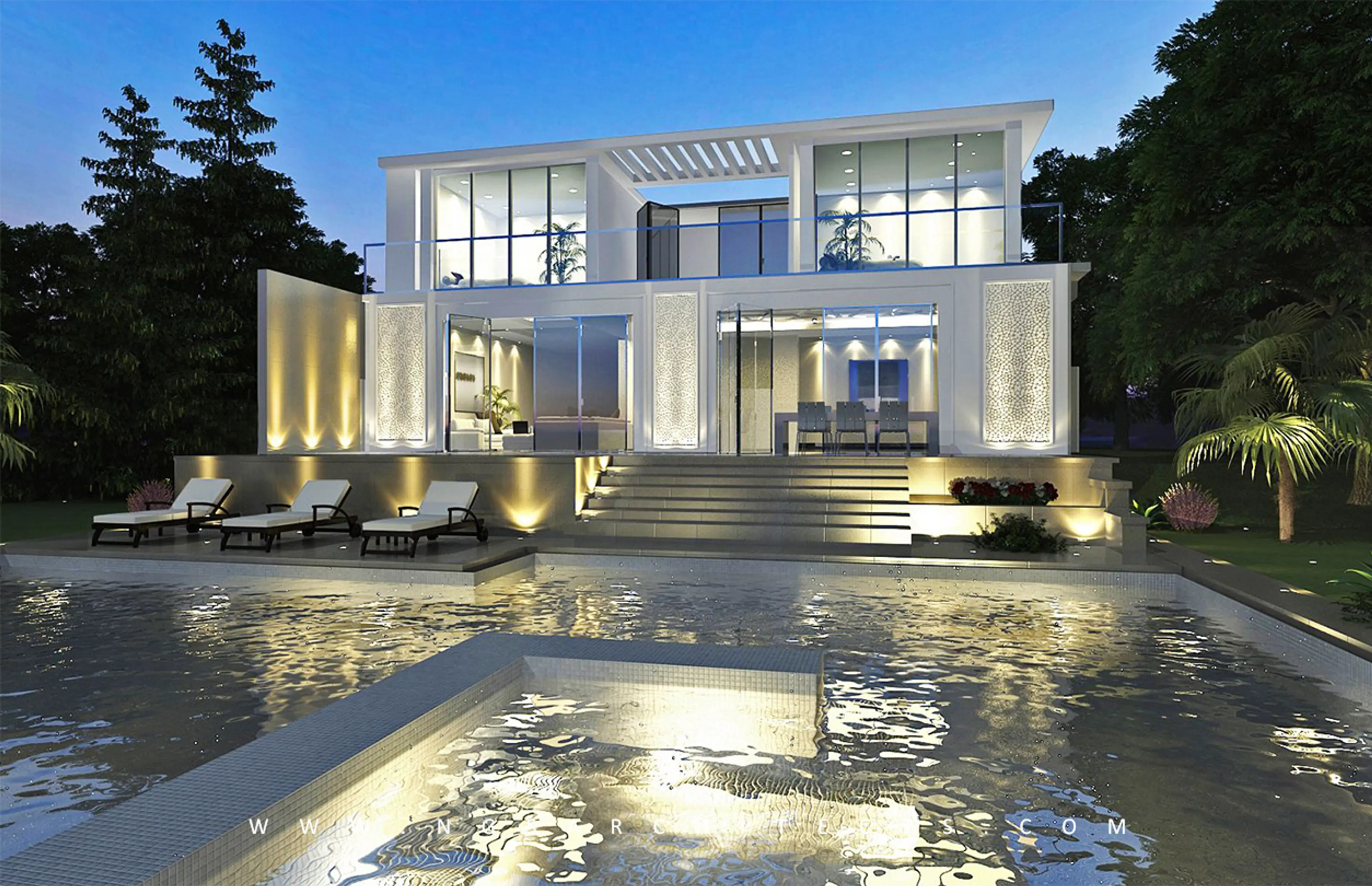 Modern Arabesque Villa - Dubai - UAE
