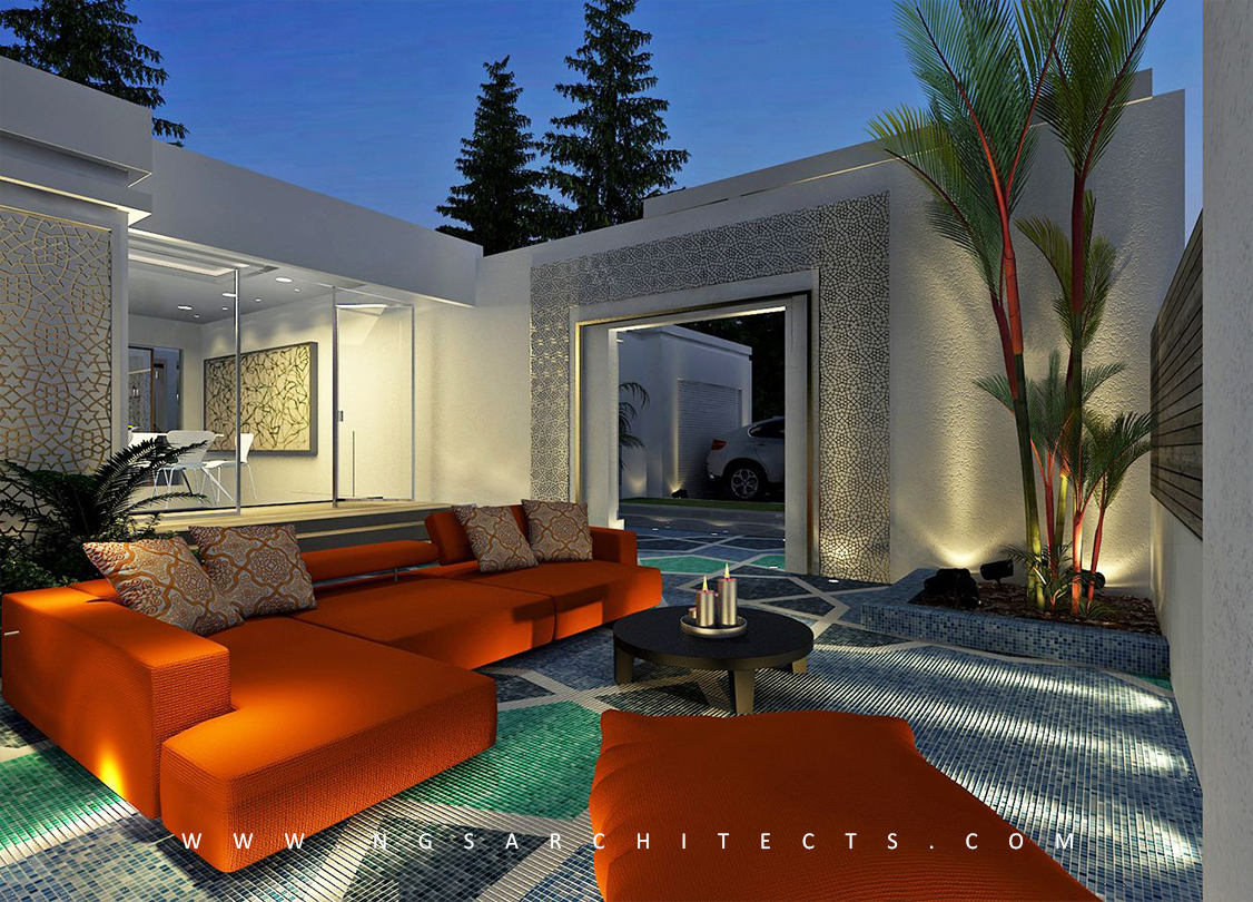 Modern Arabesque Villa - Dubai - UAE