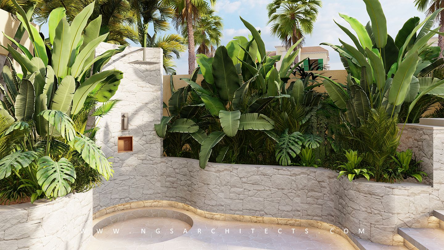 Sur La Mer - Guatemalan Inspired Landscape Design and Build - Dubai - UAE