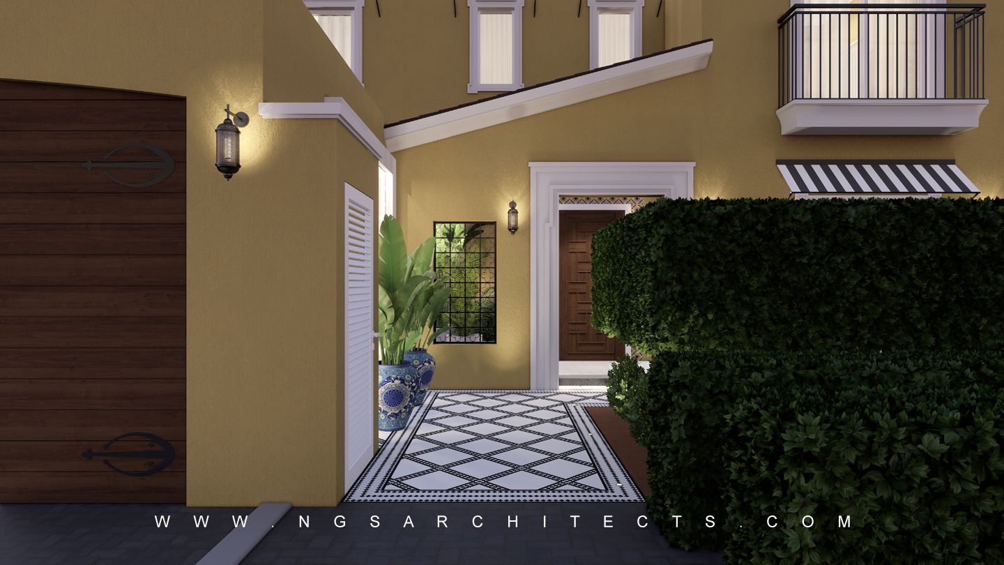 Villanova Community - La Quinta - V180 - Landscape Design & Build (Modern - Mediterranean - Spanish Colonial Design)