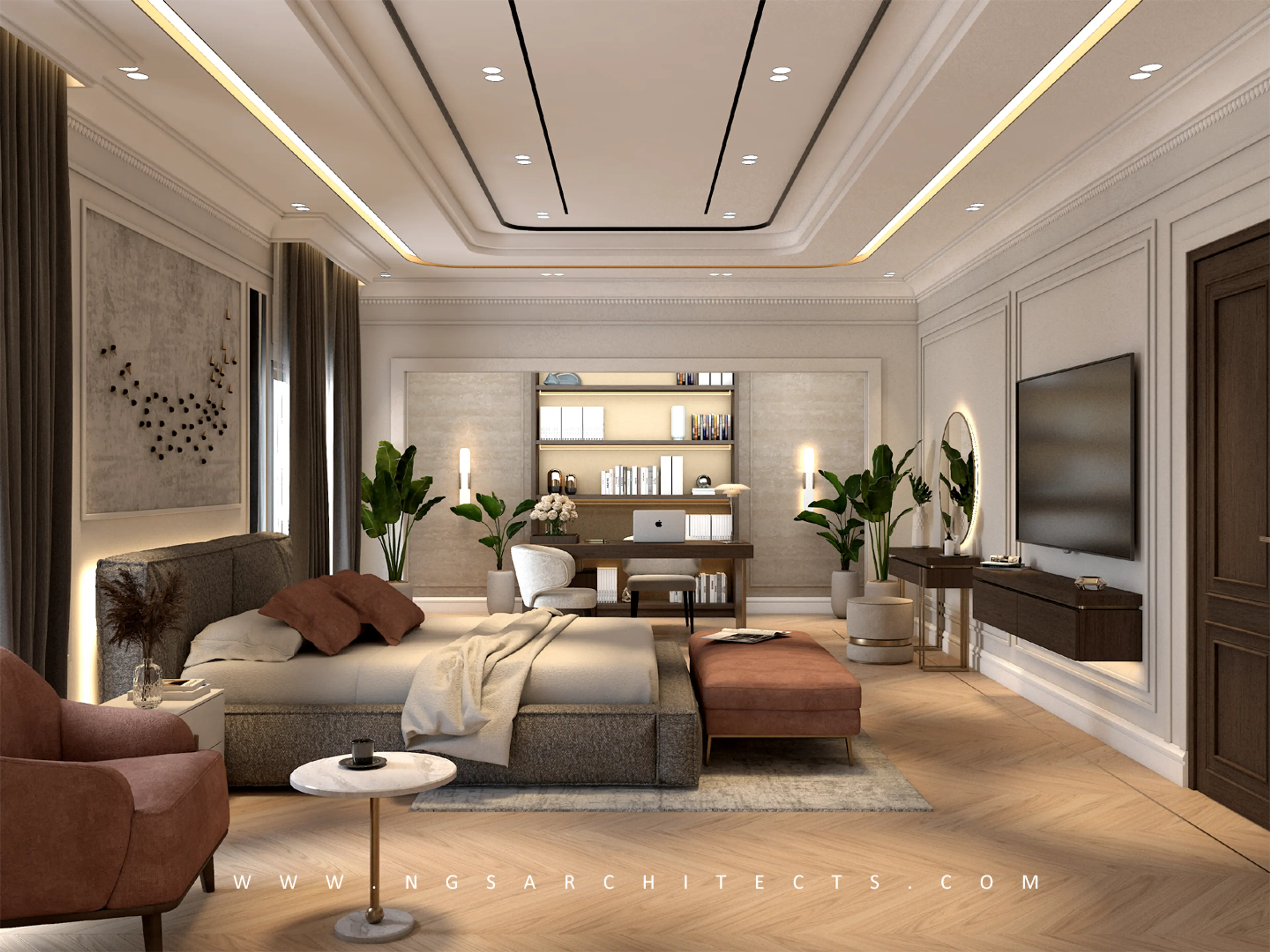The Villa Community - V18 - Design and Build - Interior Design - Master Bedroom 2