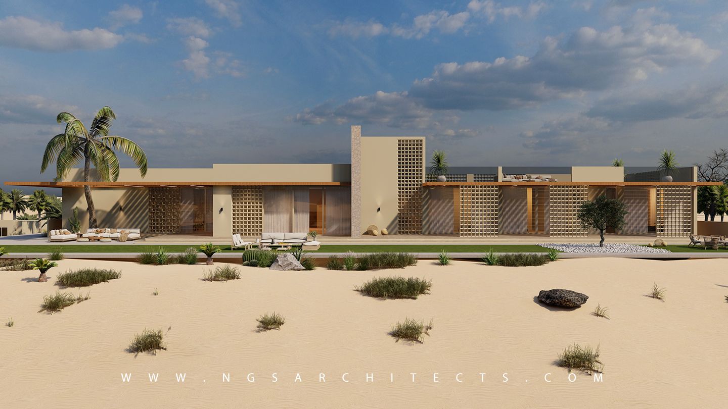 Sharjah - Sandscape Retreat - Architecture Design