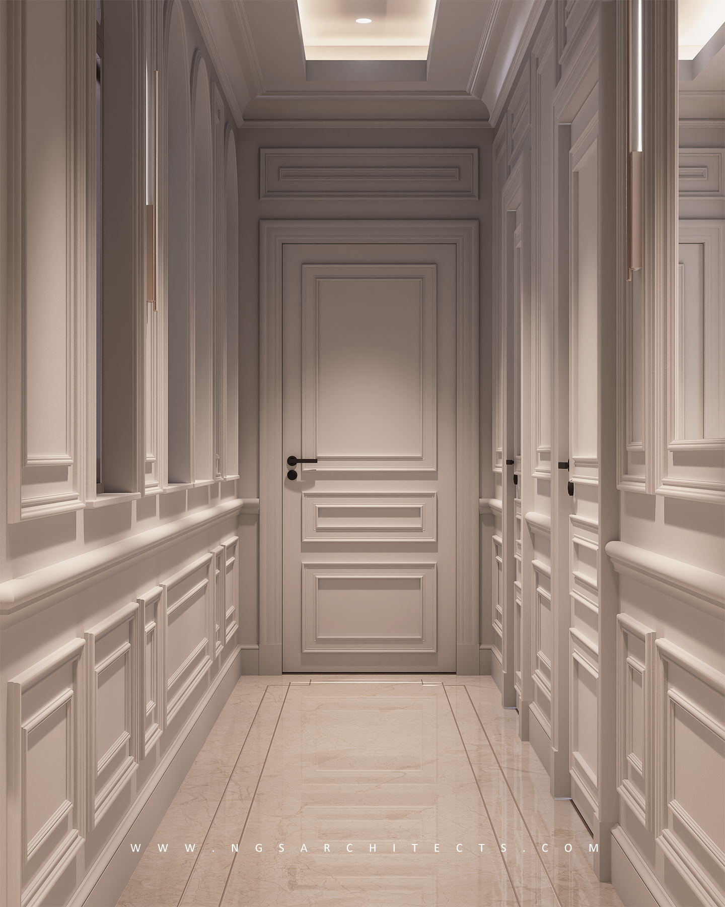 The Villa Community - CC4 - Design and Build - Interior Design - Entrance Lobby - Corridor