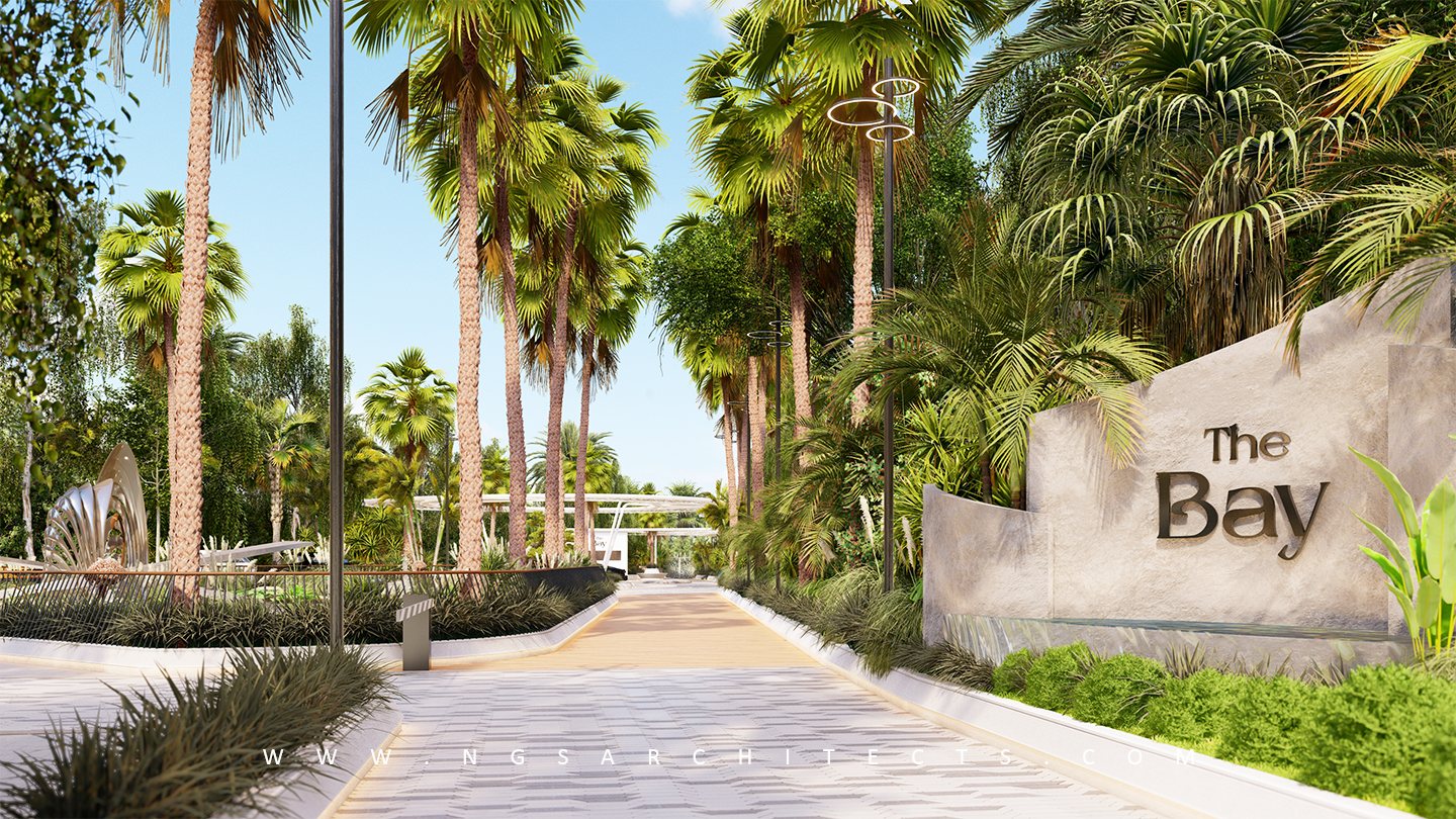 The Bay (Drop Off / Welcome Center) - Al Barari - Dubai - UAE - Landscape Design
