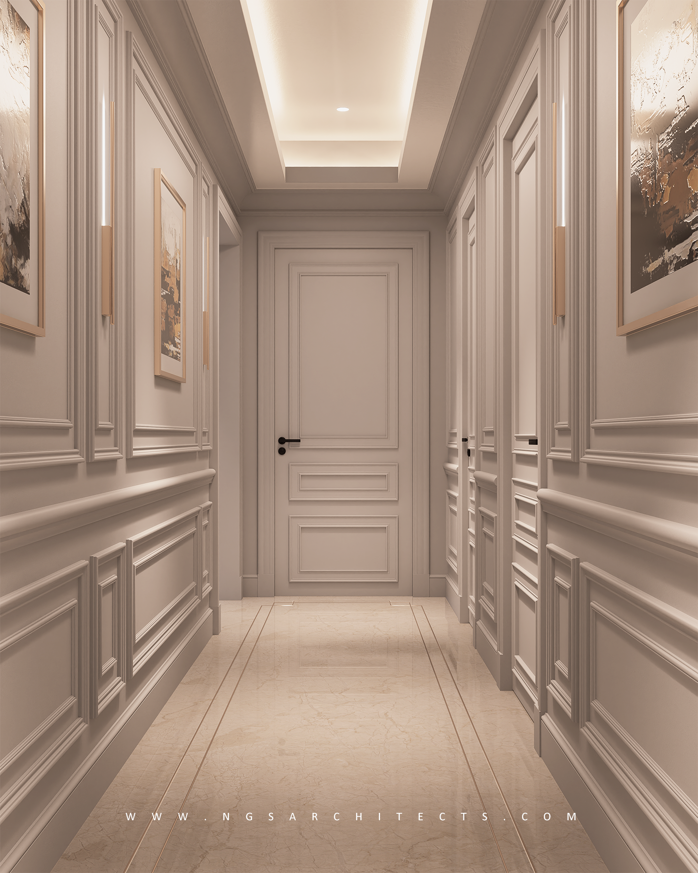 The Villa Community - CC4 - Design and Build - Interior Design - Entrance Lobby - Corridor