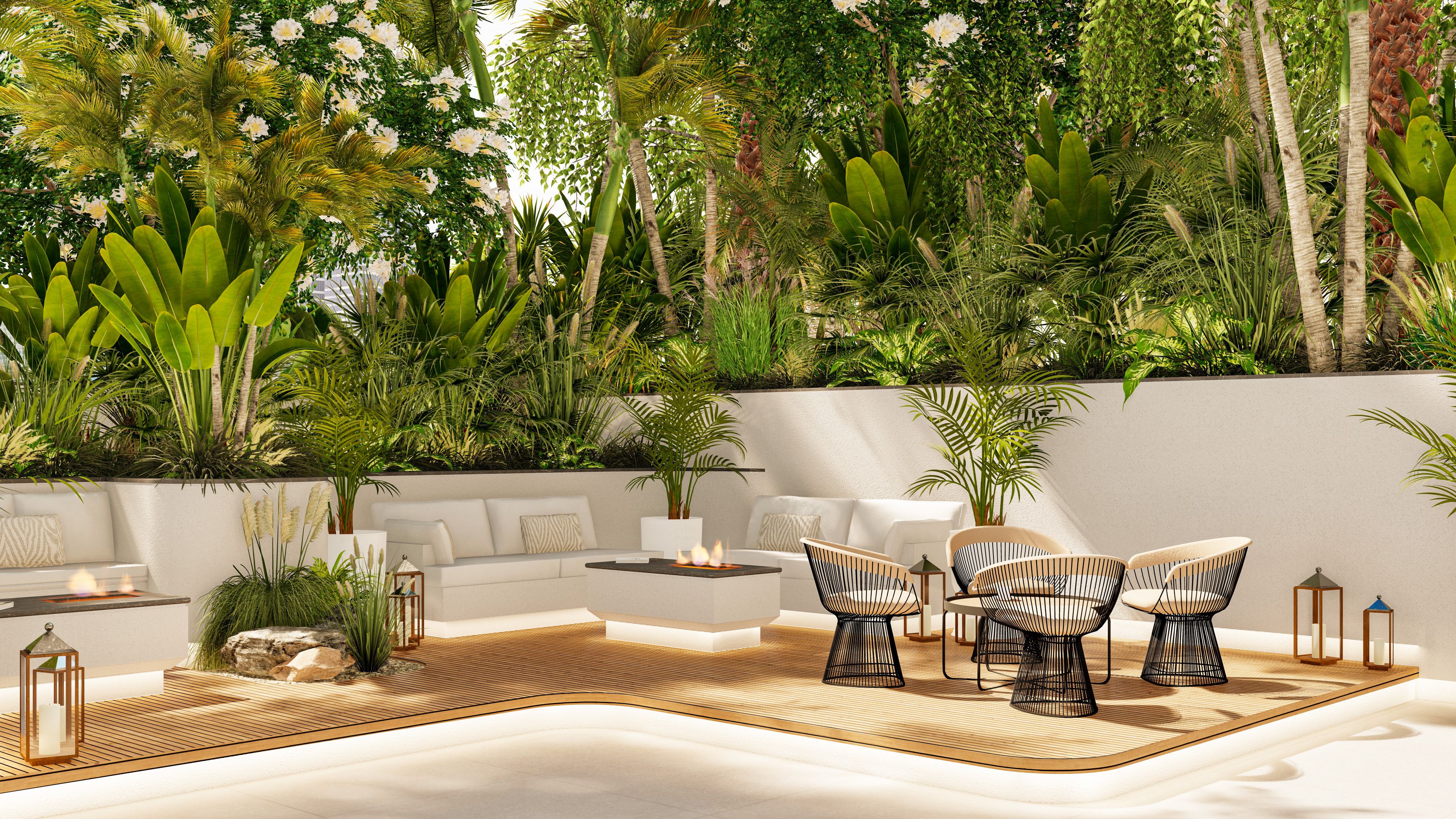 Al Satwa - Elemental 78 - Dubai - UAE - Tower Landscape Design (Client - Al Barari)