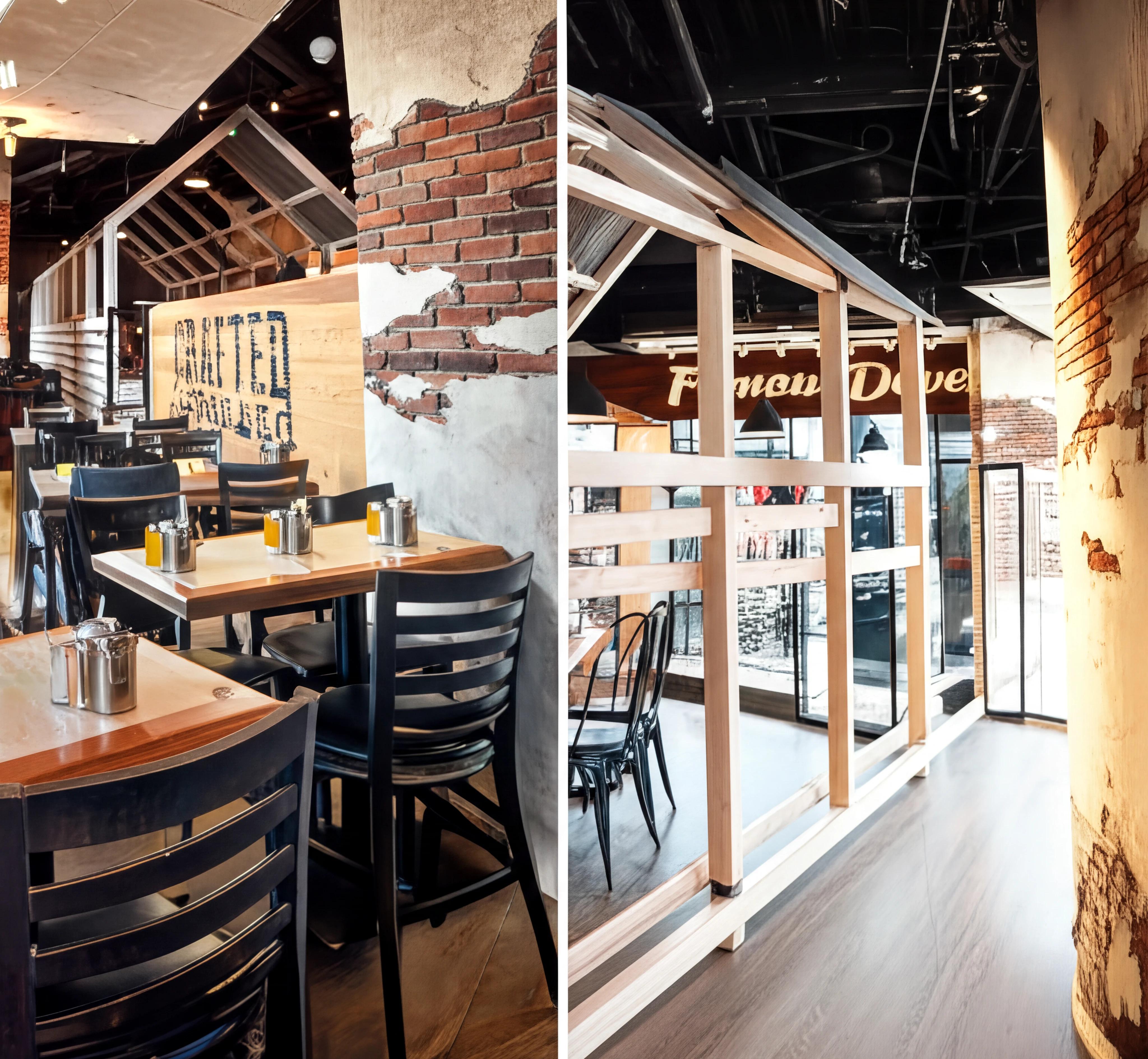 Famous Dave's - Genuine Reclaimed Barnstock Bricks - Abu Dhabi - UAE