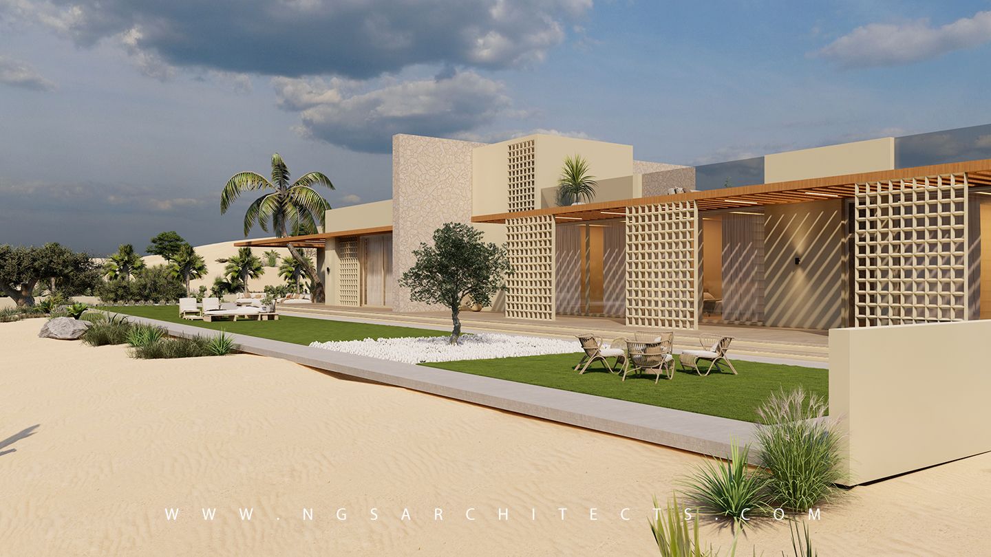 Sharjah - Sandscape Retreat - Architecture Design