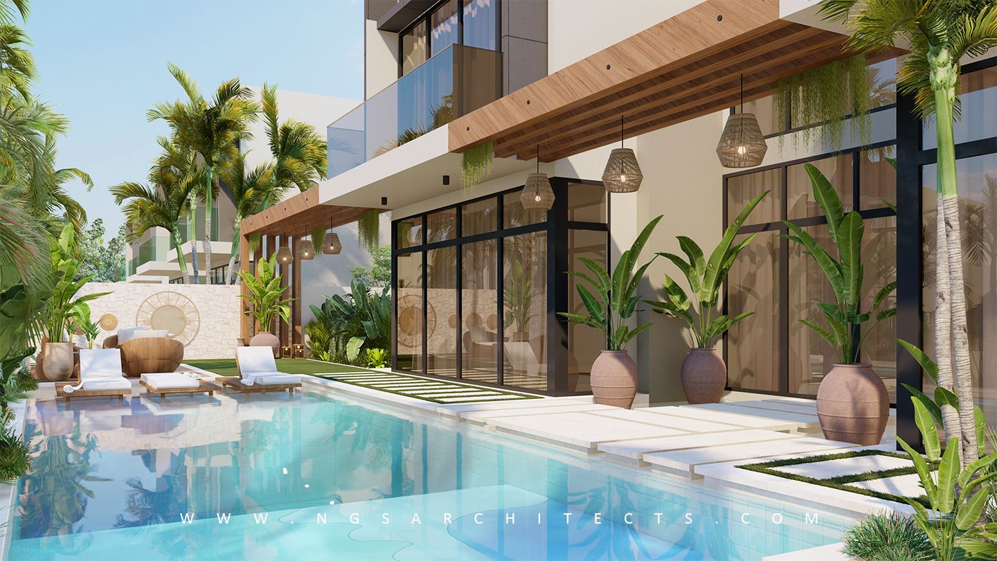 Golf Place - Dubai Hills Estate - Congo Inspired Landscape Design - Dubai - UAE