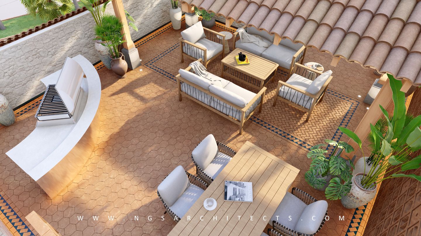 Sur La Mer - Guatemalan Inspired Landscape Design and Build - Dubai - UAE