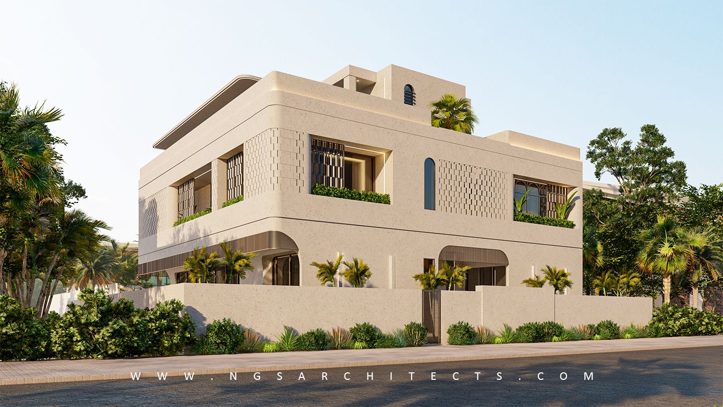 The Pearl Jumeirah - Zone F - Architecture Villa Design - Dubai - UAE