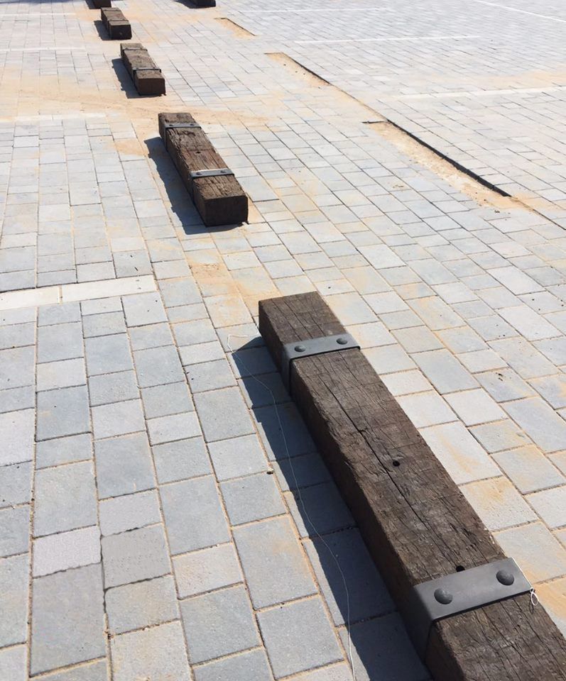 La Mer - Genuine Reclaimed Railway Sleepers - Dubai - UAE