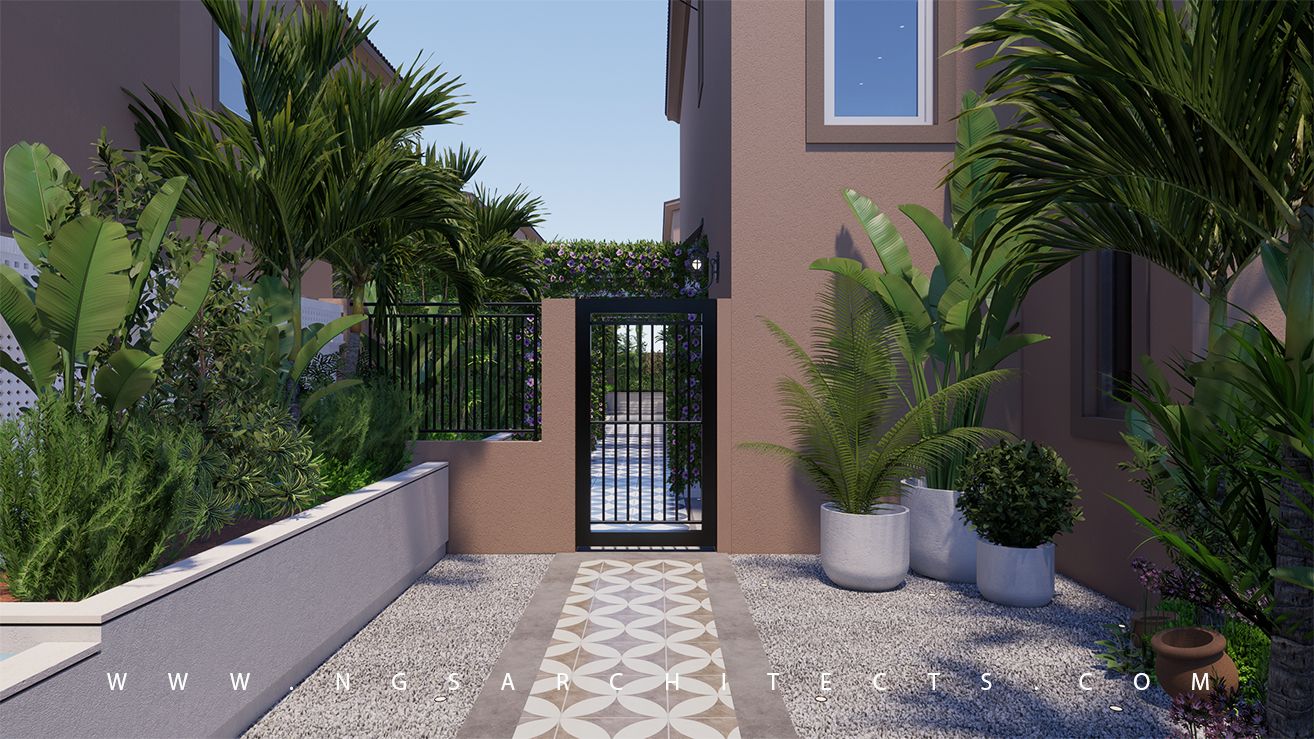 Villanova Community - La Quinta - V56 - Landscape Design & Build (Modern - Mediterranean - Spanish Colonial Design)