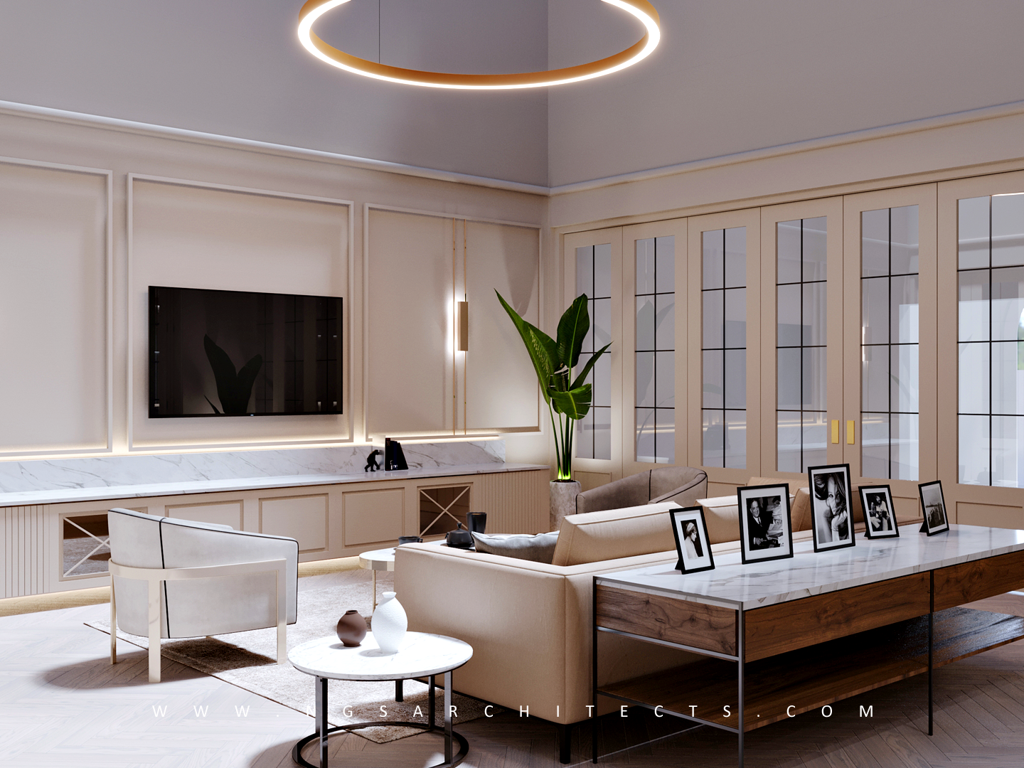 The Villa Community - CC4 - Design and Build - Interior Design - Family Living and Kitchen