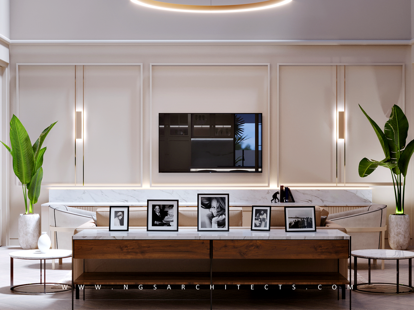 The Villa Community - CC4 - Design and Build - Interior Design - Family Living and Kitchen