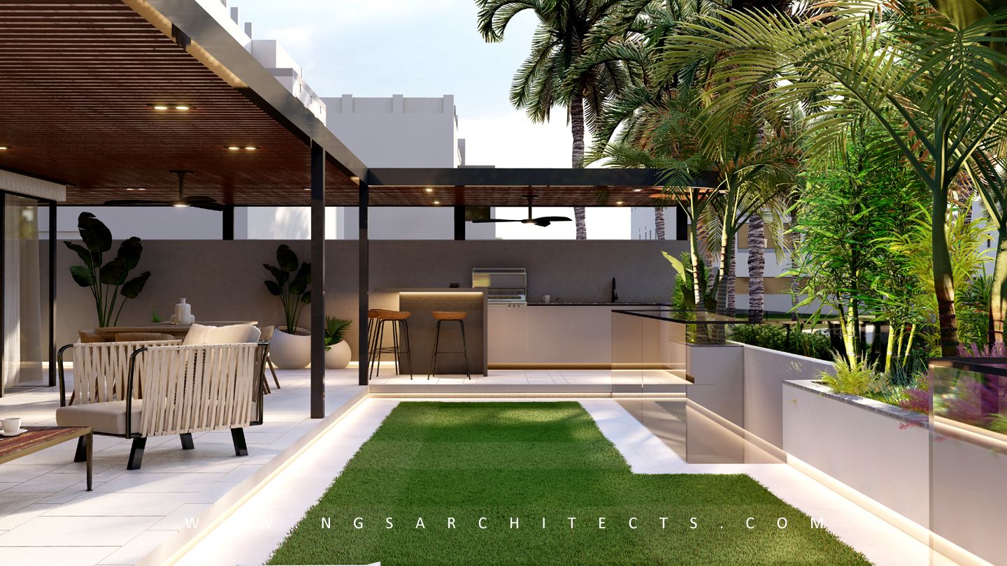 Meadows 7 - Villa 42 - Design and Build - Landscape - Facade Design
