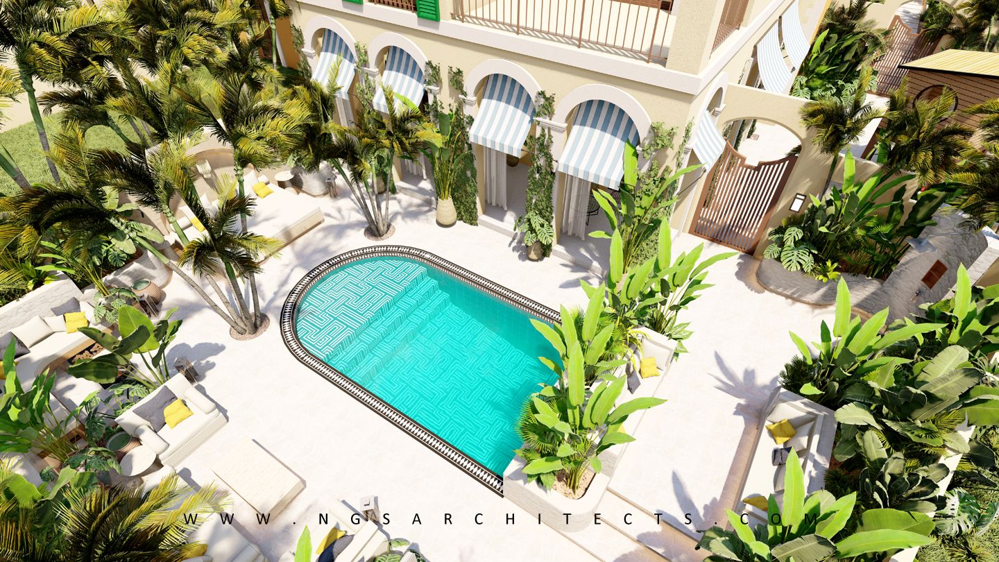 Sur La Mer - Guatemalan Inspired Landscape Design and Build - Dubai - UAE