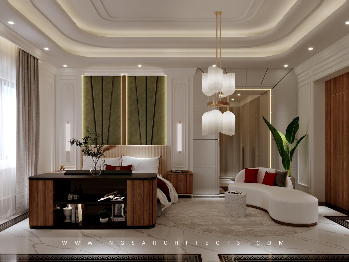 The Villa Community - CC4 - Design and Build - Interior Design - Bedroom - Master Bedroom - Living - Walk-In Closet