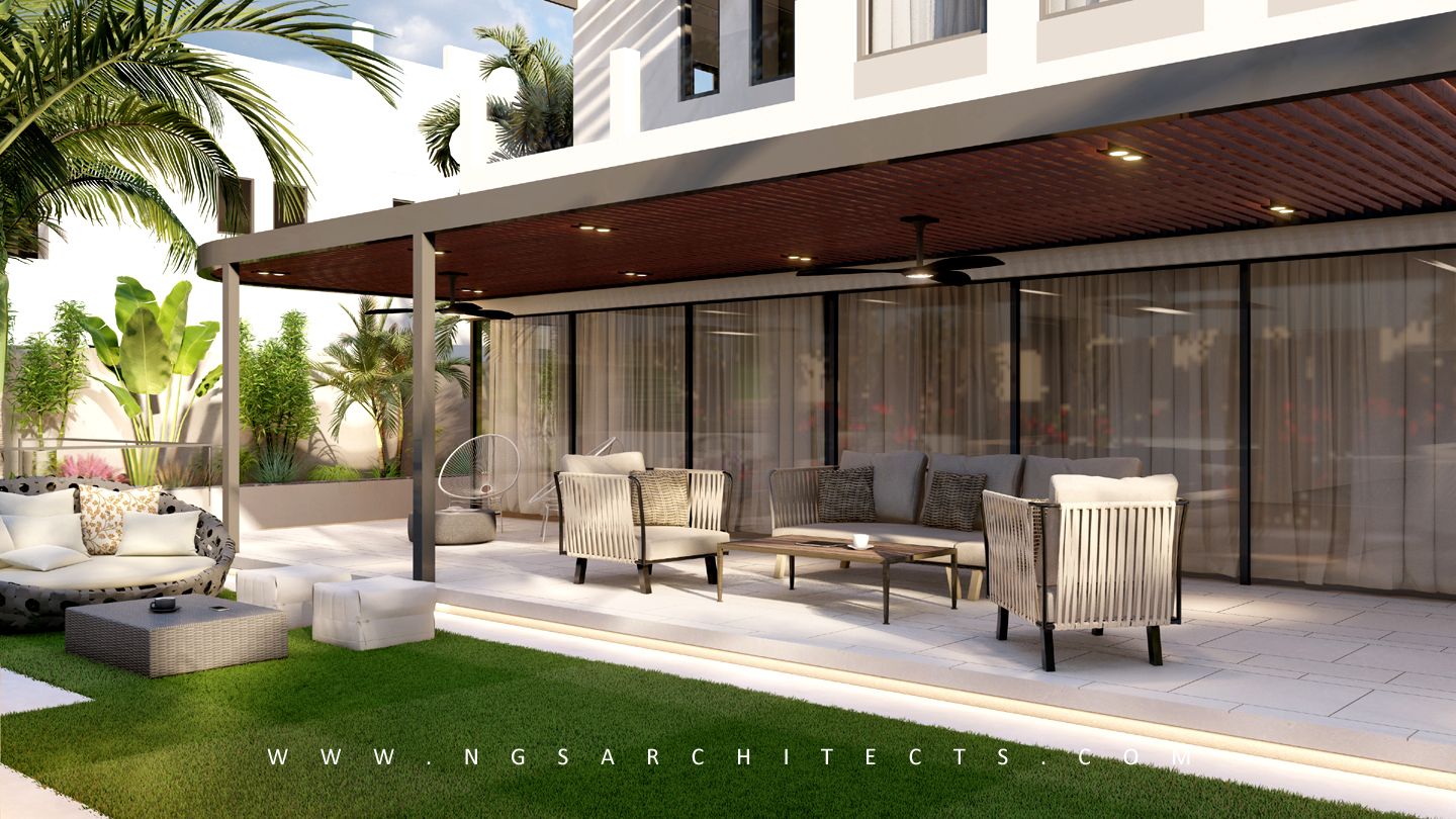 Meadows 7 - Villa 42 - Design and Build - Landscape - Facade Design