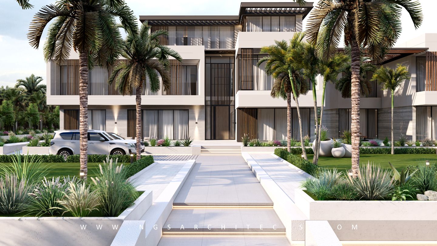 Beach Front Property - Private Client - Landscape Design - Sharjah - UAE