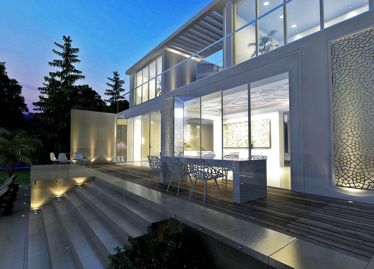 Modern Arabesque Villa - Dubai - UAE