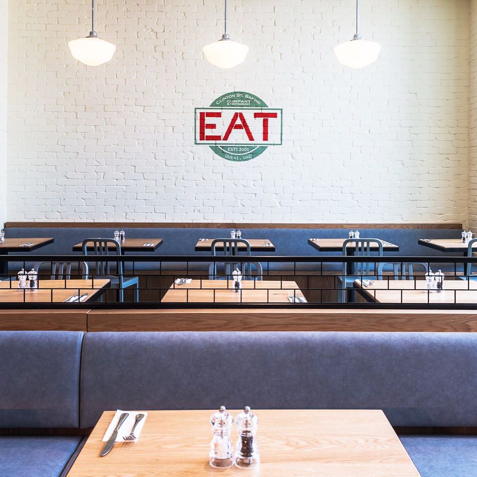 Clinton Street Bakery - Reclaimed Genuine Barnstock Bricks - Downtown - Dubai - UAE