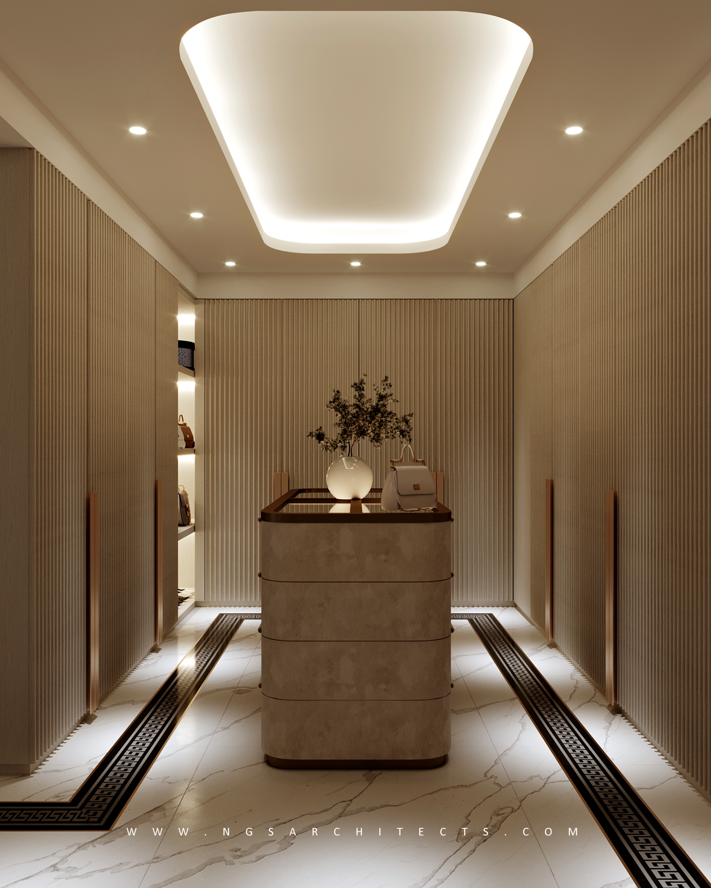 The Villa Community - CC4 - Design and Build - Interior Design - Bedroom - Master Bedroom - Living - Walk-In Closet