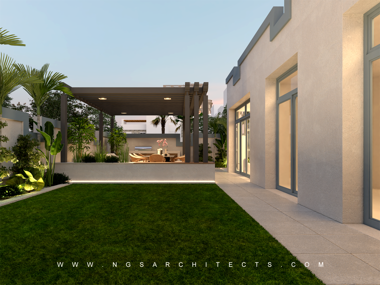 The Extension (Landscape Design) - Falcon City - Dubai - Design & Build