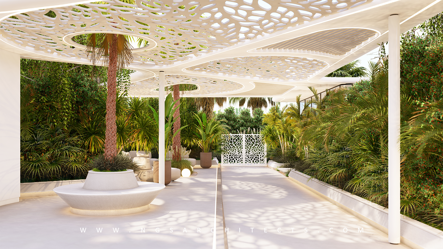 The Bay (Drop Off / Welcome Center) - Al Barari - Dubai - UAE - Landscape Design