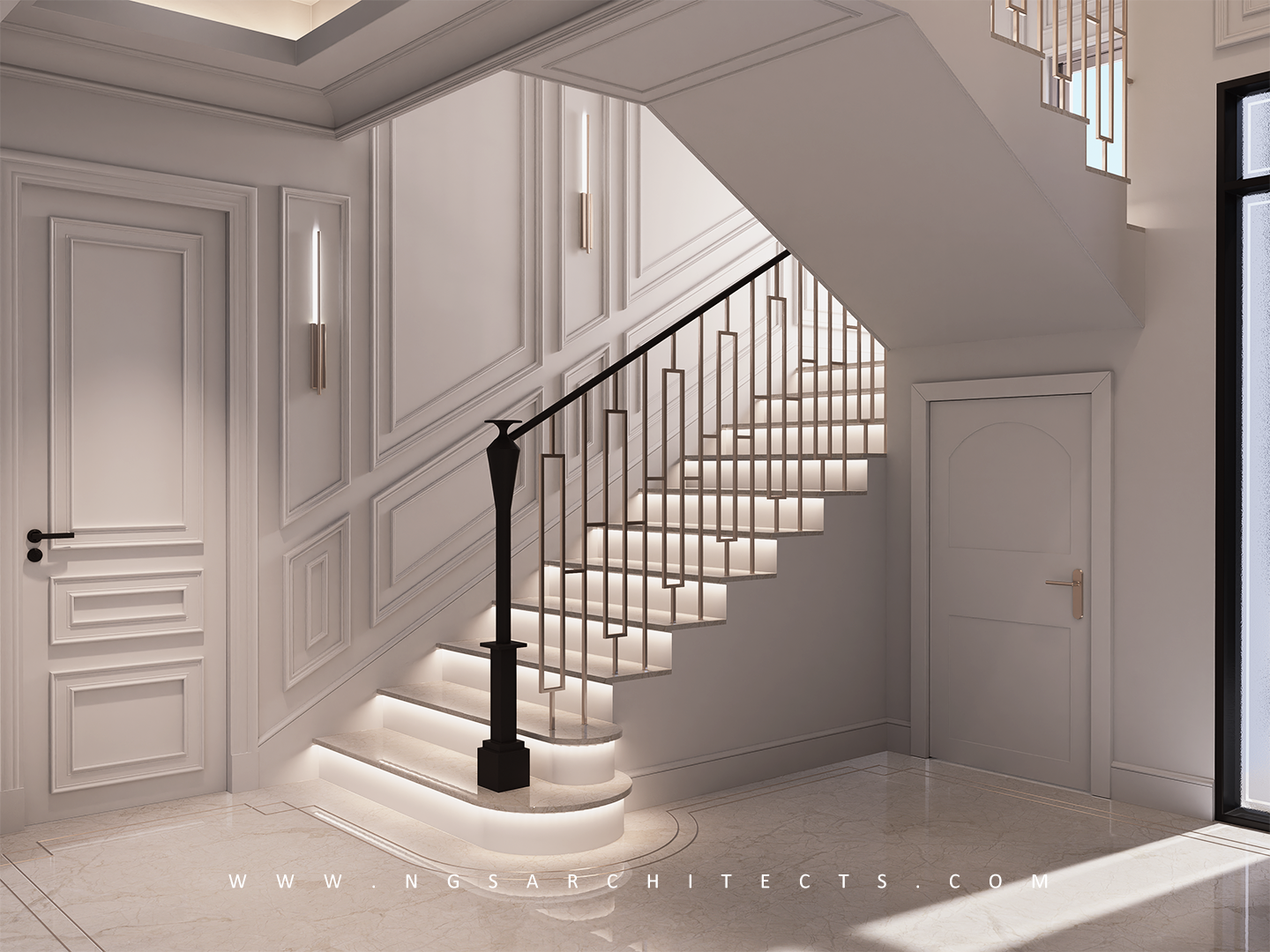 The Villa Community - CC4 - Design and Build - Interior Design - Entrance Lobby - Corridor