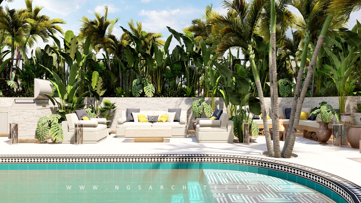 Sur La Mer - Guatemalan Inspired Landscape Design and Build - Dubai - UAE