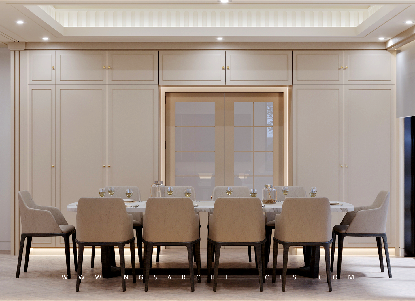 The Villa Community - CC4 - Design and Build - Interior Design - Family Living and Kitchen