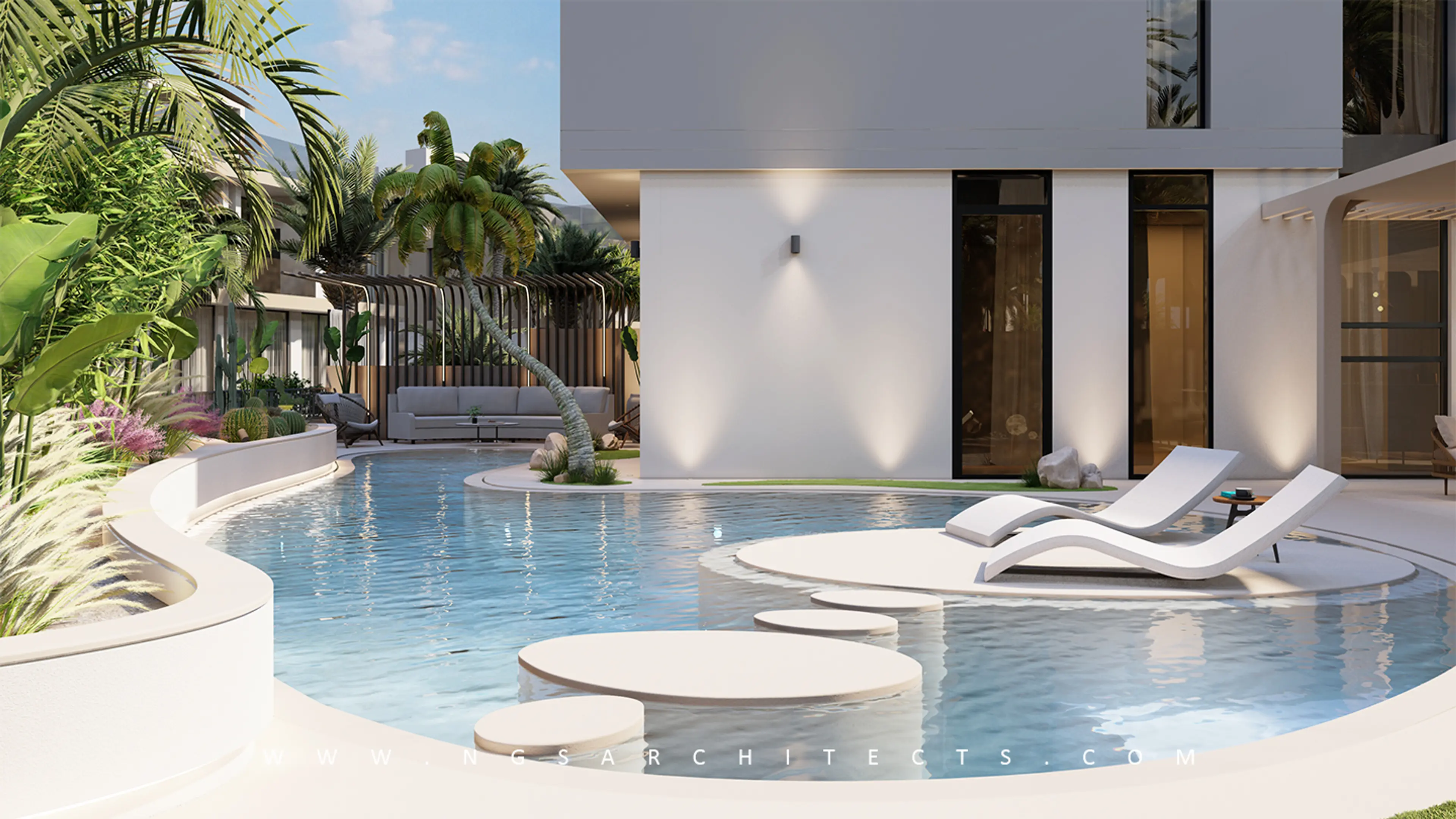 Dubai Hills Estate - UAE - Golf Grove Villa122 - Design and Build - Landscape Architecture