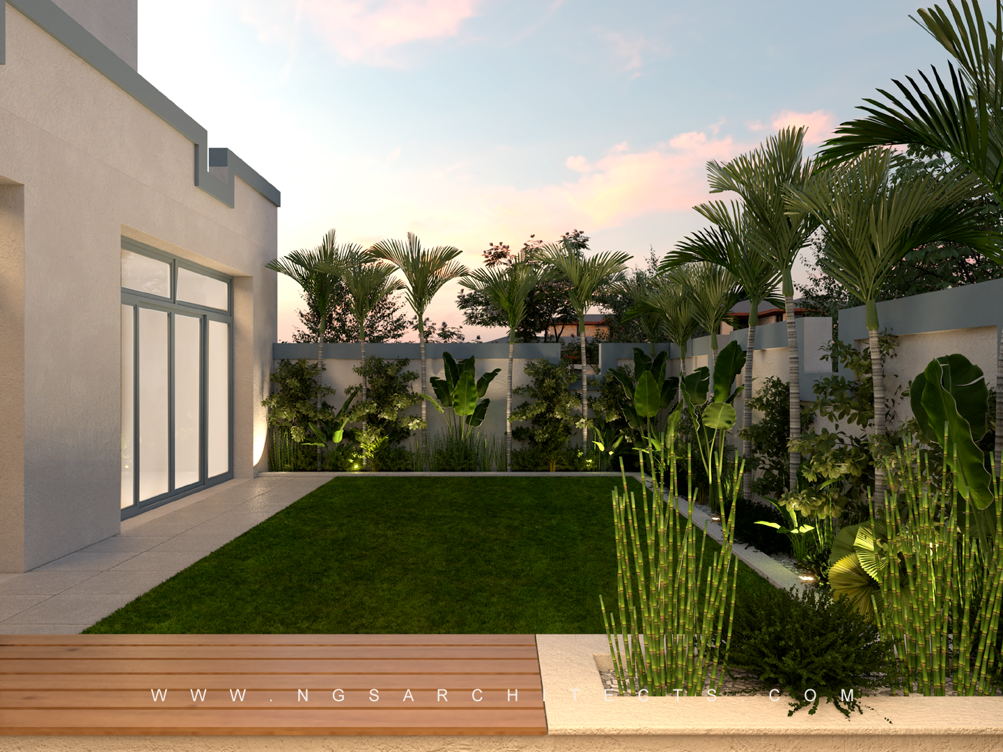 The Extension (Landscape Design) - Falcon City - Dubai - Design & Build