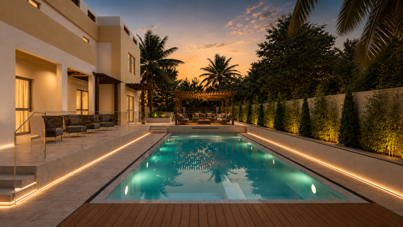 0/2 Mudon - Dubai - Landscape - Design & Build - Project Manage - Completed - Winner of The Arabian Property Awards 2021/22 (London, UK) & The Luxury Lifestyle Awards 2022 (New York, USA)
