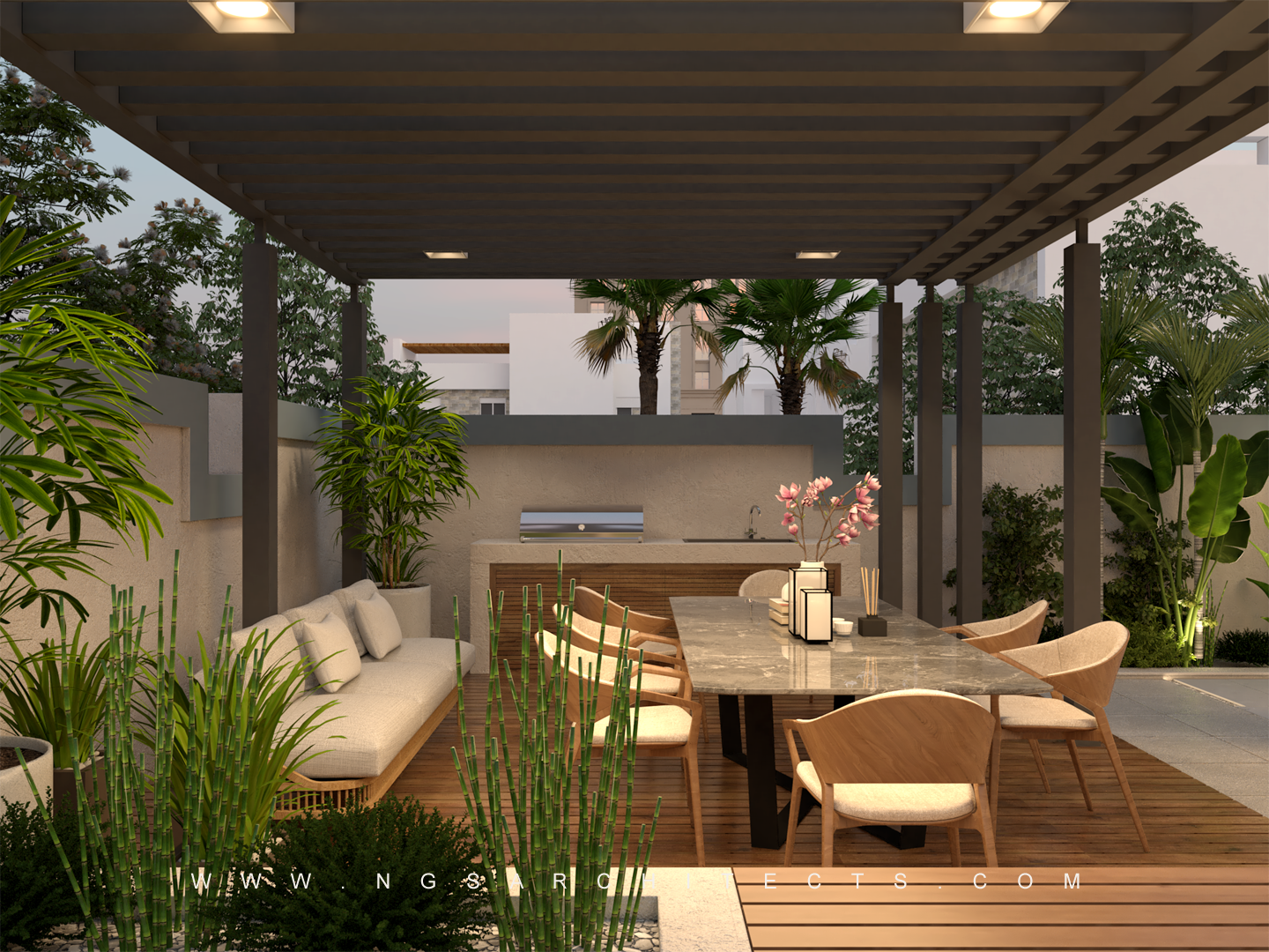 The Extension (Landscape Design) - Falcon City - Dubai - Design & Build