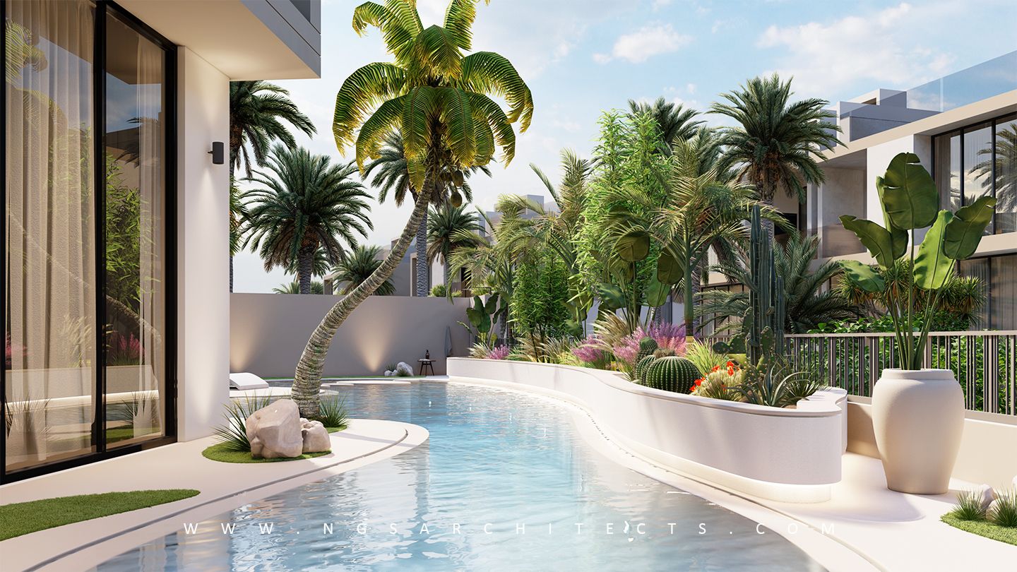 Dubai Hills Estate - UAE - Golf Grove Villa122 - Design and Build - Landscape Architecture