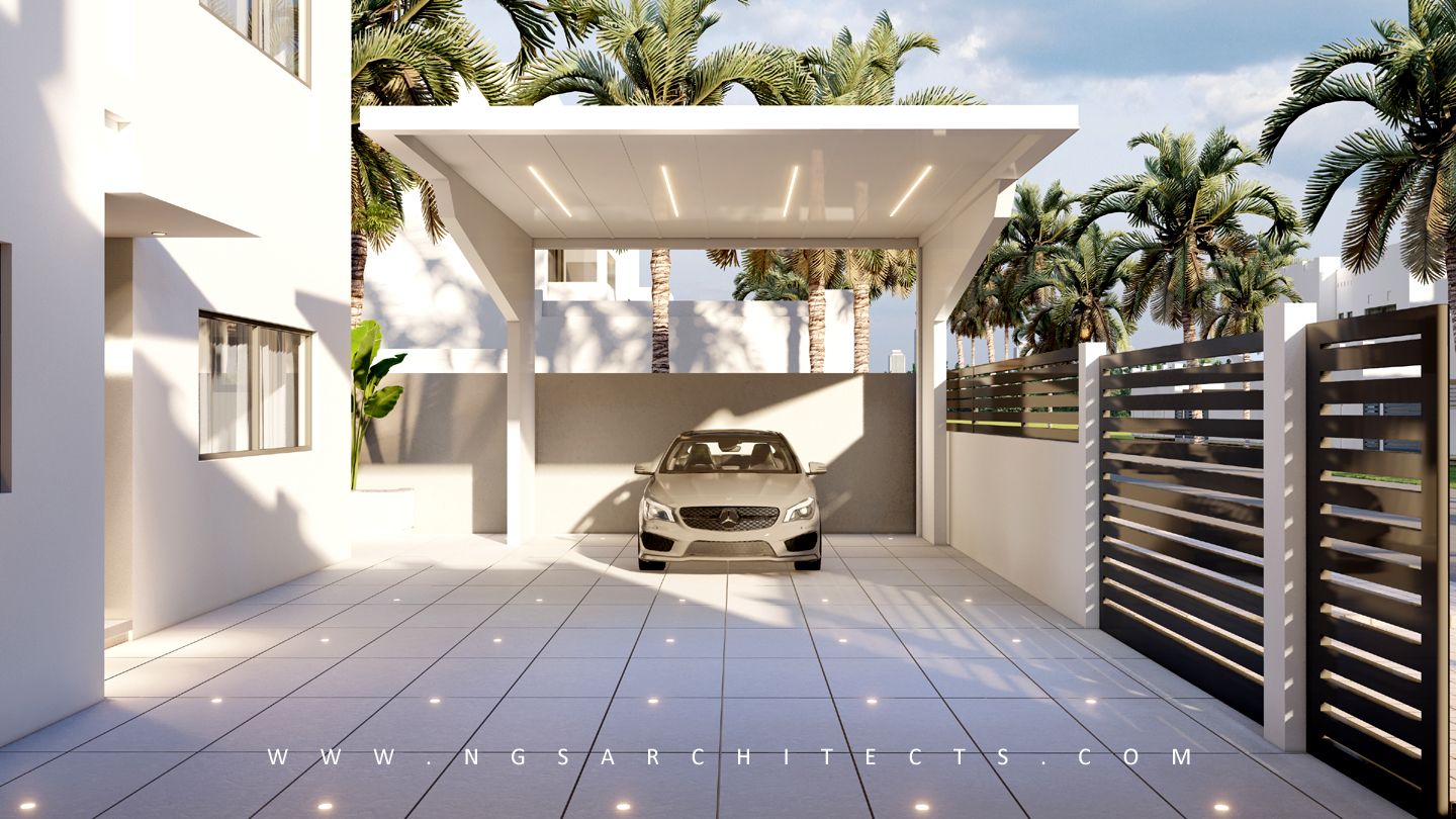 Meadows 7 - Villa 42 - Design and Build - Landscape - Facade Design