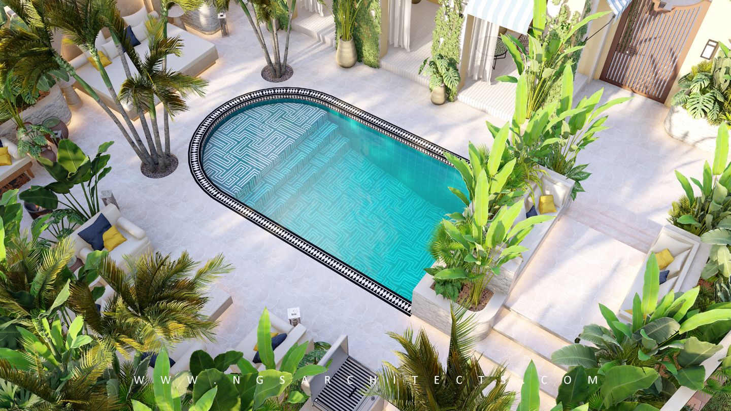 Sur La Mer - Guatemalan Inspired Landscape Design and Build - Dubai - UAE