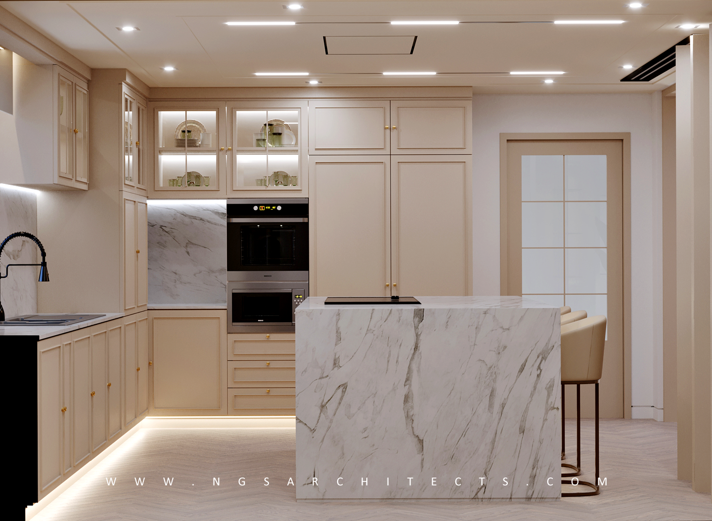 The Villa Community - CC4 - Design and Build - Interior Design - Family Living and Kitchen