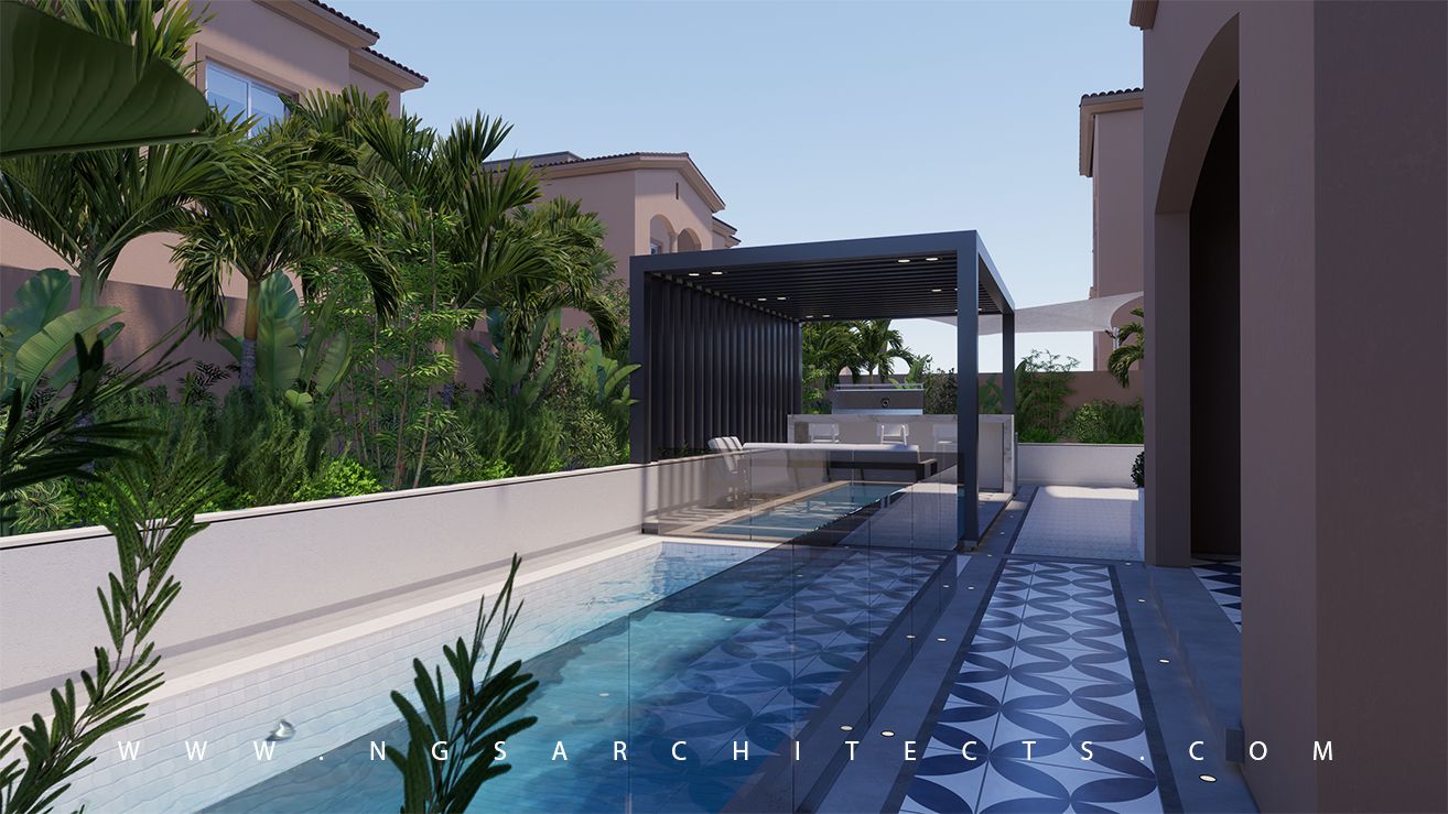 Villanova Community - La Quinta - V56 - Landscape Design & Build (Modern - Mediterranean - Spanish Colonial Design)