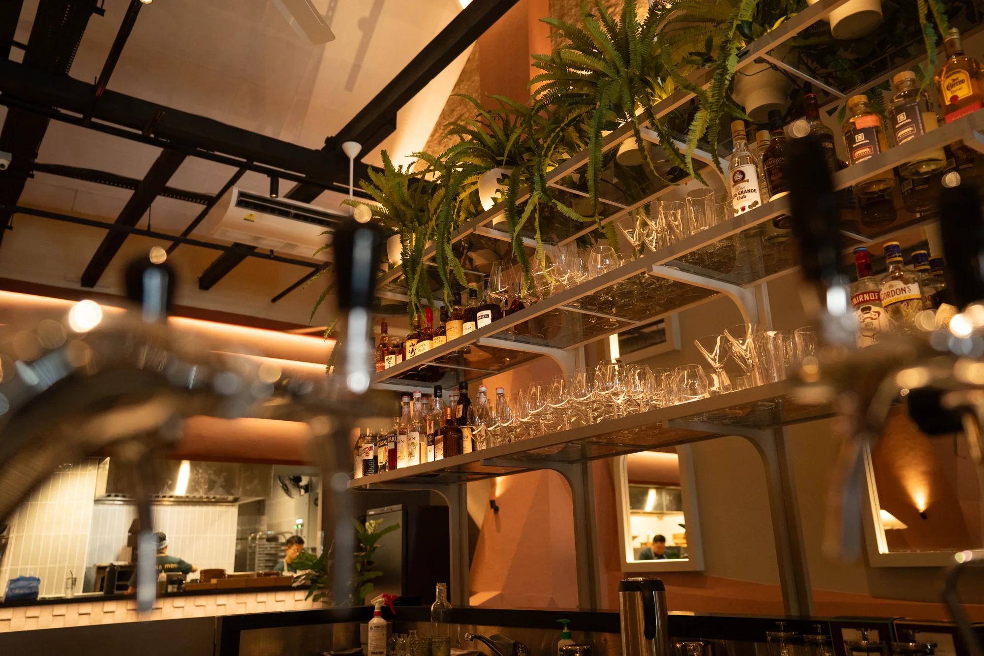 Casa Mori bar and dining room