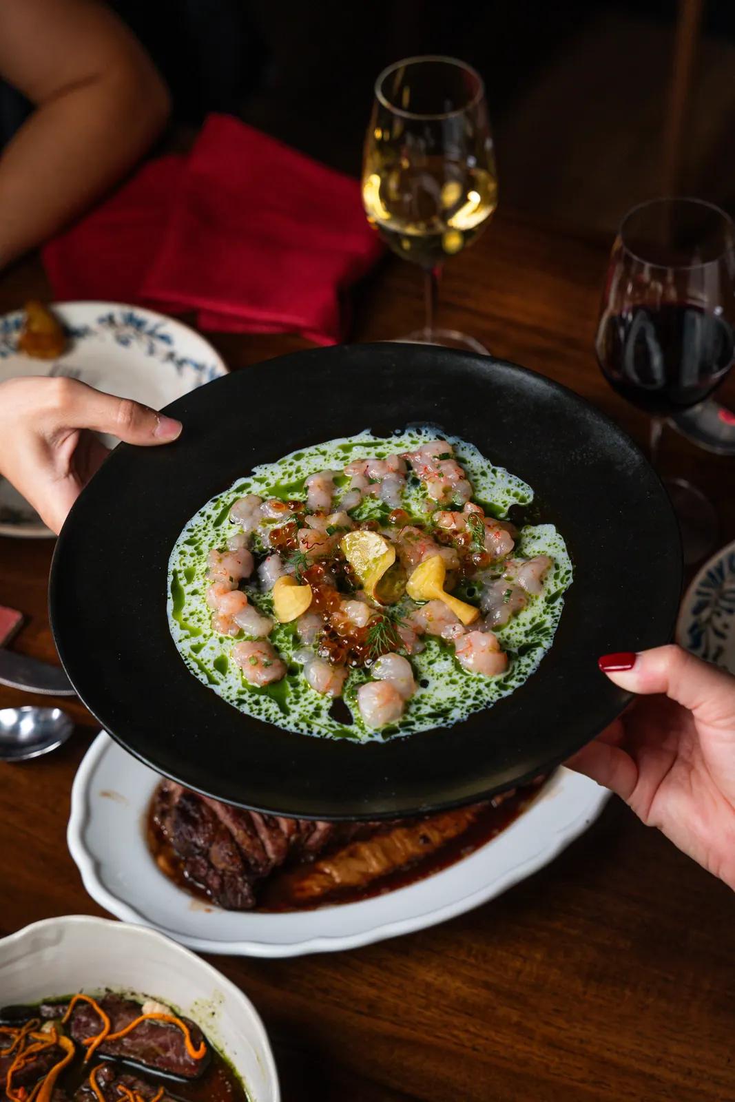 Cenzo: prawn tartare
